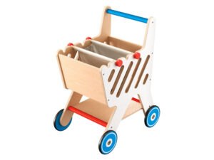 Playtive Drevený nákupný vozík/stôl na líčenie/pracovný