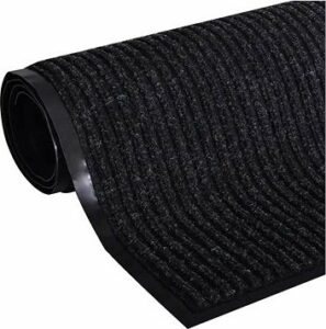 Čierna PVC rohožka 90 ×