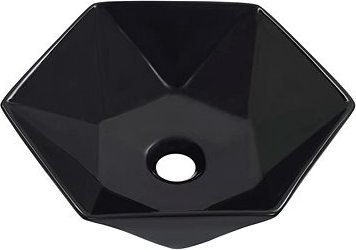 Umyvadlo černé 41 × 36