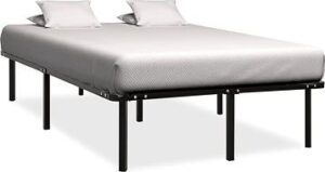 Rám postele čierny kov 160 ×