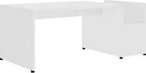 SHUMEE Konferenčný stolík biely 90 × 45 ×