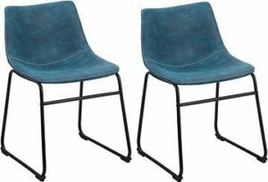Sada dvoch modrých stoličiek
