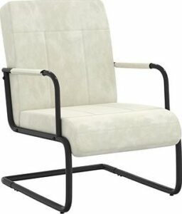 Konzolová stolička krémovo biela