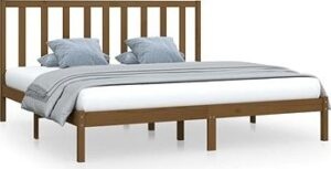 Rám postele medovo hnedý masívna borovica 180 ×