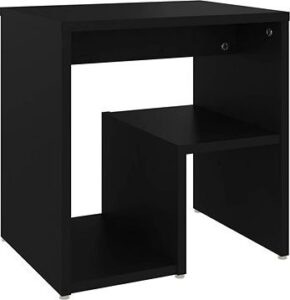 SHUMEE Nočný stolík čierny 40 × 30