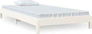 Stohovateľná posteľ biela 75 × 190