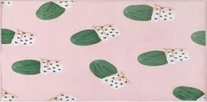 Ružový koberec so vzorom kaktus 80 ×