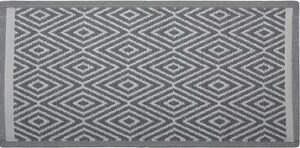 Vonkajší koberec svetlo sivý 90 ×