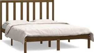 Rám postele medovo hnedý masívna borovica 140