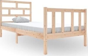 Rám postele masívne borovicové drevo 90 ×