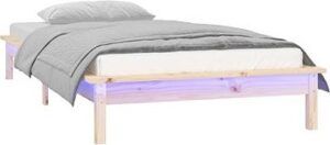Rám postele s LED svetlom 100 ×