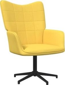 Relaxačná stolička horčicovo žltá