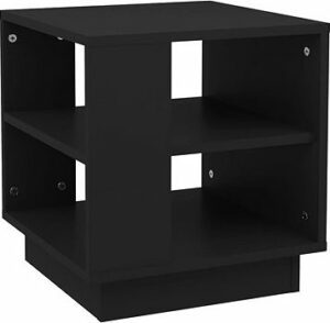 SHUMEE Konferenčný stolík čierny 40 × 40 ×