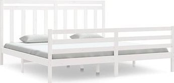 Rám postele biely masívne drevo 200