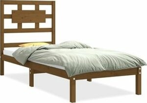 Rám postele medovo hnedý masívne drevo 75 ×