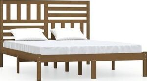 Rám postele medovo hnedý masívna borovica 150 ×