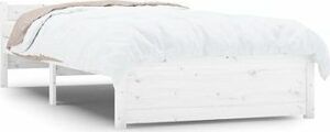 Rám postele biely masívne drevo 75 ×