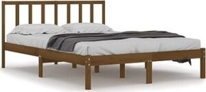 Rám postele medovo hnedý masívna borovica 150 ×