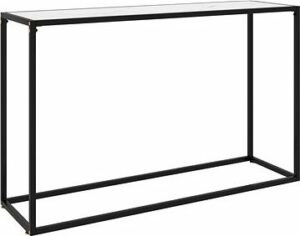 Konzolový stolík biely 120 × 35 ×