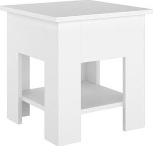 SHUMEE Konferenčný stolík biely 40 × 40 ×