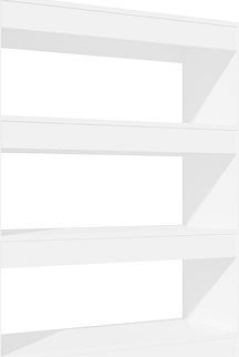 Shumee deliaca stena biela lesklá 80 × 30