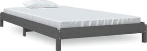 Stohovateľná posteľ sivá 100 × 200