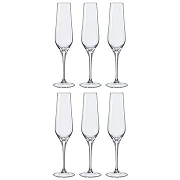 Crystalex poháre na šampanské REBECCA 195