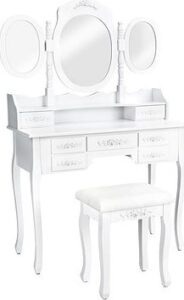 Kozmetický toaletný stolík Barok zrkadlá