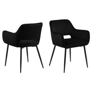 Design Scandinavia Jedálenská stolička s podpierkami rúk Ranja