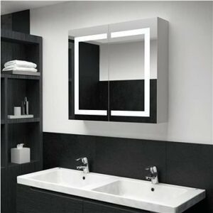 LED kúpeľňová zrkadlová skrinka 80 ×