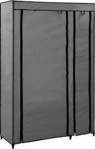 Skladacia šatníková skriňa sivá 110 × 45