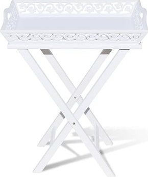 Biely stolík s podnosom