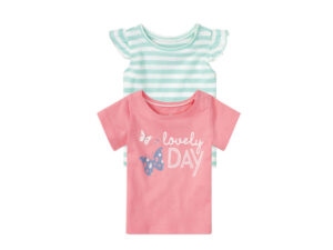lupilu® Dievčenské tričko pre bábätká BIO