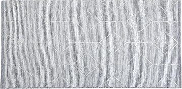 Krátkovlasý koberec krémovo sivý 80 ×