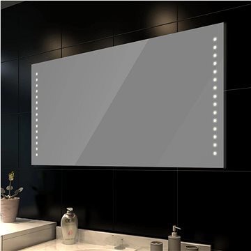 Kúpeľňové zrkadlo s LED diódami nástenné