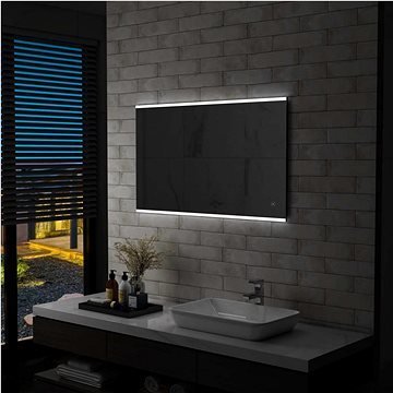 Kúpeľňové zrkadlo s LED svetlami a dotykovým