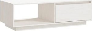 SHUMEE Konferenčný stolík biely 110 × 50 ×