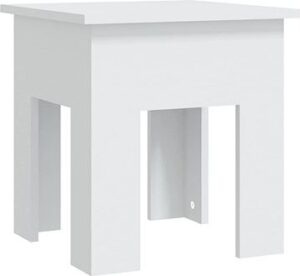 SHUMEE Konferenčný stolík biely 40 × 40