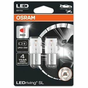 OSRAM LEDriving SL P21/5W Červená 12V