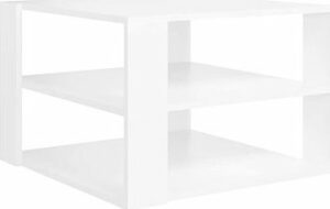 SHUMEE Konferenčný stolík biely 60 × 60