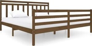 Rám postele medovo hnedý masívne drevo 200