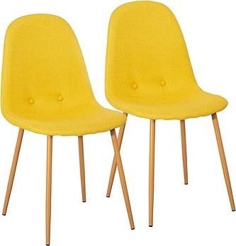 Jedálenská stolička LISA žltá