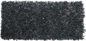 Koberec Shaggy čierny 80 × 150