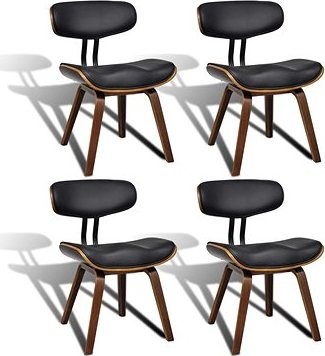 Jedálenské stoličky 4 ks ohýbané drevo