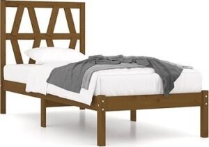 Rám postele medovo hnedý masívna borovica 75 ×