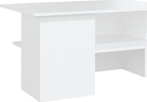 SHUMEE Konferenčný stolík biely 90 × 60