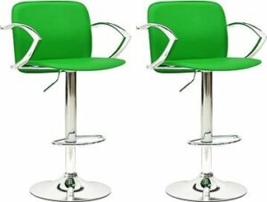Barové stoličky 2 ks zelené
