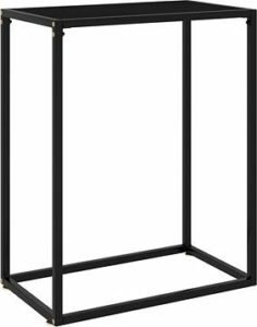Konzolový stolík čierny 60 × 35 ×