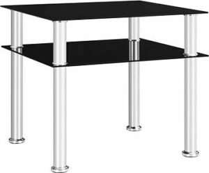 Odkladací stolík čierny 45 × 50 ×