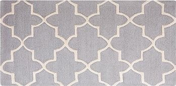 Sivý bavlnený koberec 80 × 150